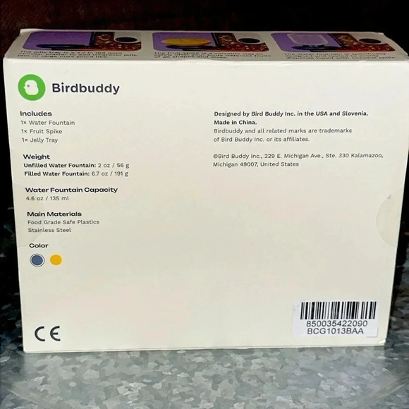 NWT My Birdbuddy 3-in-1 Nutrition Set Blue Accessory For Smart Bird Feeder - Picture 4 of 5